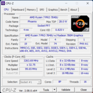 CPU-Z main page