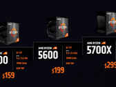 Ryzen 5 5500 and Ryzen 5 5600 reportedly fail to topple Intel rivals. (Image source: AMD)
