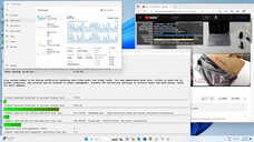 Maximum latency when opening multiple browser tabs and playing 4K video material