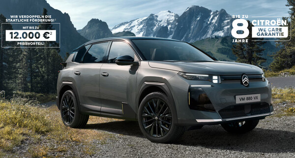 Citroën is expanding the powertrain lineup of the new C5 Aircross with the 230 Long Range electric motor. With the new fully electric top-end powertrain, the SUV's range of drive options is now complete