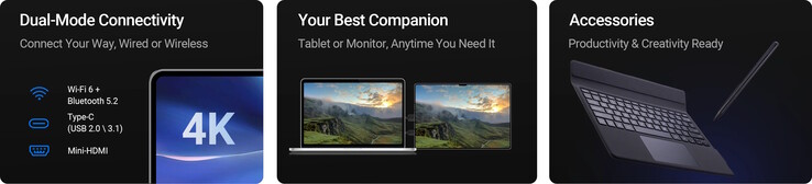 The tablet can be used as an external monitor (Image source: FlexTab)
