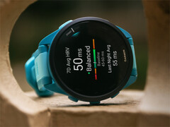 The Forerunner 165 is currently the only Forerunner smartwatch eligible to receive Beta Version 27.03 on a 'pre-rollout' basis. (Image source: Garmin)