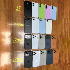 Apple's rumoured iPhone 17 series releases in all of their launch colours. (Image source: Majin Bu - edited)