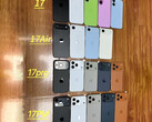 Apple's rumoured iPhone 17 series releases in all of their launch colours. (Image source: Majin Bu - edited)