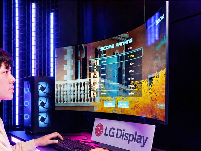 LG Display announces 2,000 nit OLED gaming monitor panel; teases