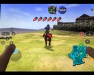 The Legend of Zelda: Ocarina of Time running natively on an iPad. 