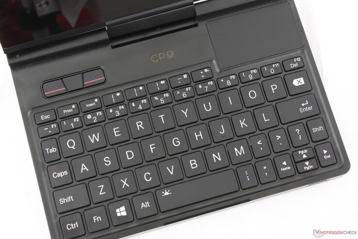 Cramped keyboard takes some getting used to