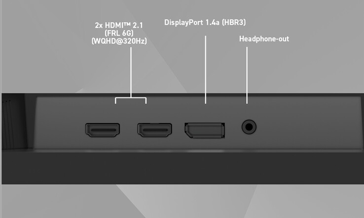 The choice of ports is scarce. (Image source: MSI)