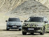 New Tiguan prototypes in digital camo. (Source: Volkswagen)