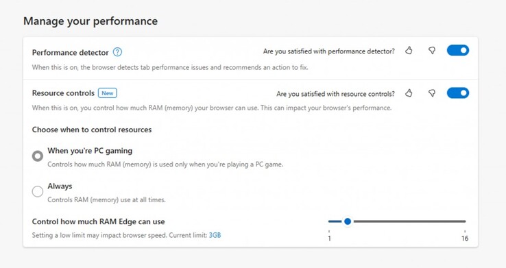 Microsoft Edge เวอร์ชันใหม่ช่วยให้ผู้ใช้จำกัดการใช้ RAM ได้ 2 Microsoft Edge เวอร์ชันใหม่ช่วยให้ผู้ใช้จำกัดการใช้ RAM ได้