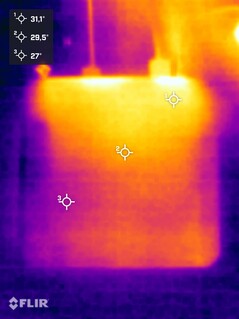 Geekom IT13 Max during stress test (Top View)