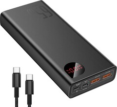 Baseus 65 W USB-C power bank with real-time amp reading now on sale for $45 USD (Source: Amazon)