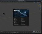 Blender 5 beta startup view. (Image source: Blender)
