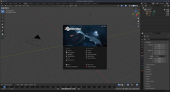 Blender 5 beta startup view. (Image source: Blender)