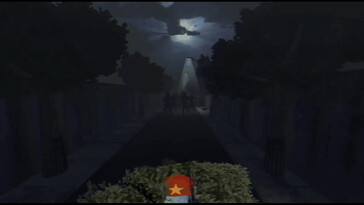 Image from the game Brother Hai's Pho Restaurant showing a dark street. (Image source: Steam)