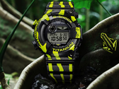 The Casio Frogman GW-8200TPF-1JR "Poison Dart" (pictured) against a forest background. (Image source: Casio Japan)