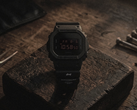 The all-black Casio G-Shock DW-5600UMC26-1DR collab watch, pictured.