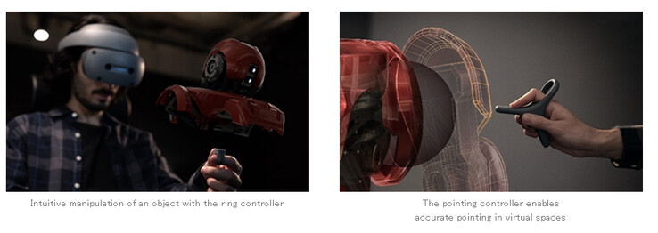 Demo of the controllers (Image source: Sony)