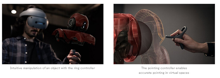 Demo of the controllers (Image source: Sony)