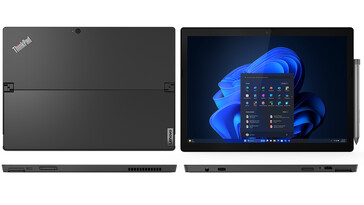 Front, back, and side view without the keyboard (Image source: Lenovo)