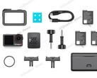 The DJI Osmo Action 5 Pro will feature 3 batteries for extended recording sessions. (Image source: @Quadro_News via Twitter/X)