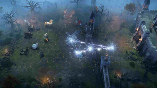 A castle siege in HoMM III R also retains the classic combat system.