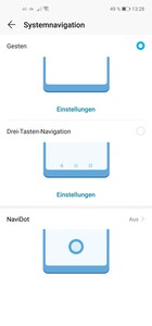 Navigation bar options