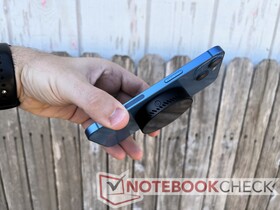 The magnets keep the enclosure securely attached.