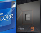 The Intel Core i9-13900K and AMD Ryzen 9 7950X are the cream of the current processor crop. (Image source: Intel (VideoCardz)/AMD - edited)