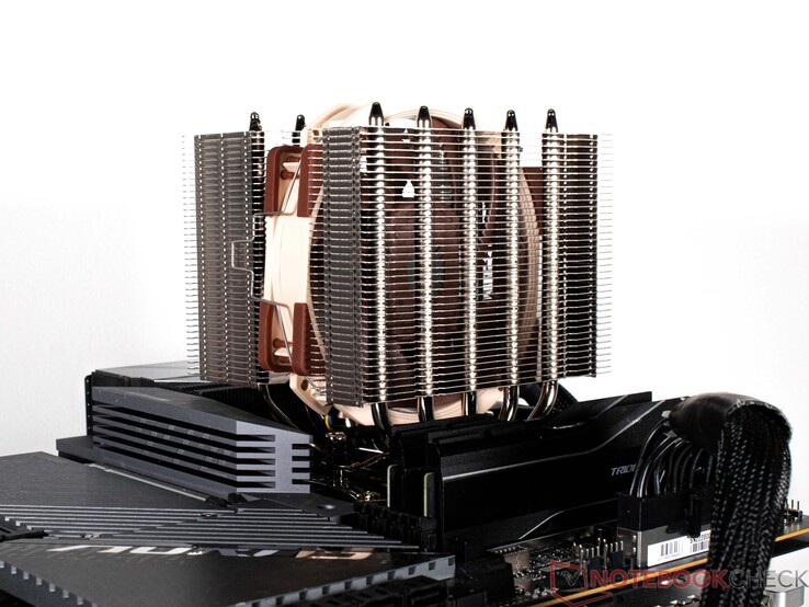 Noctua NH-D12L on our test platform Noctua NH-D12L on our test platform