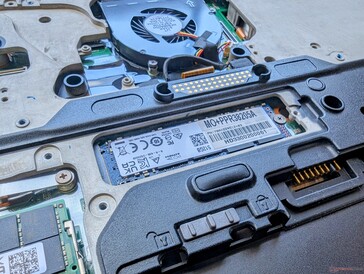 Occupied primary M.2 SSD slot