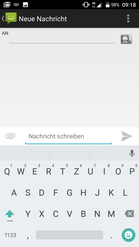 onscreen keyboard in portrait mode