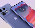 Motorola will sell the Edge 50 Pro in three colour options, including this purple vegan leather finish. (Image source: Motorola)