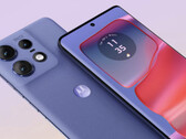 Motorola will sell the Edge 50 Pro in three colour options, including this purple vegan leather finish. (Image source: Motorola)