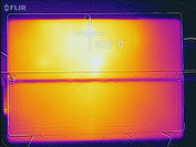 Temperature development rear (load)