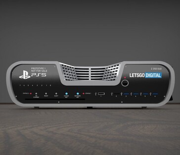 PS5 devkit render. (Image source: LetsGoDigital)