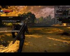 The Witcher 3 running on macOS 26 Tahoe via Crossover and Game Porting Toolkit 3.0 on a MacBook Pro M1 Max. (Image source: Blendlogic Tech on YouTube)
