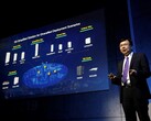 Huawei's CEO presents on the OEM's 5G hardware strategy. (Source: Huawei)
