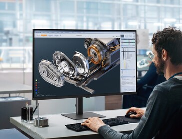 37-inch Samsung Viewfinity S8 4K monitor with 16:9 aspect ratio display