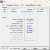 CPU-Z Memory
