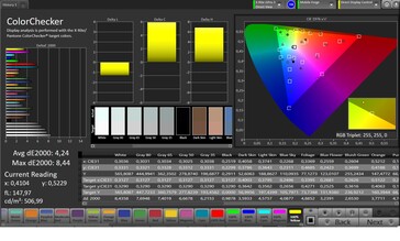 CalMAN color accuracy