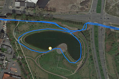 GPS test: Garmin Edge 500 – Route around a lake