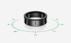 The Galaxy Ring is available in nine sizes with varying battery capacities and battery life. (Image source: Samsung)