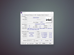 The Intel Bartlett Lake Core 9 273PQE CPU pictured running CPU-Z on an Asus Z790 motherboard