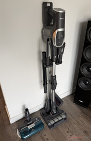 Stored on the stand