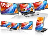 The KYY X90E triple portable monitor features a 15.6-inch dual IPS panels (Image source: KYY)
