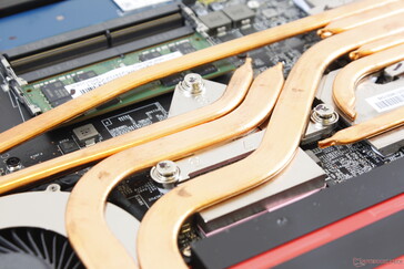 Be careful if upgrading RAM as one of the modules sit underneath a heat pipe