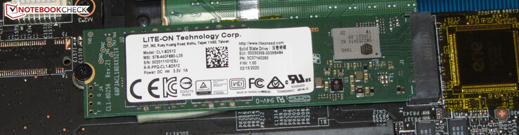An NVMe SSD serves as system drive.
