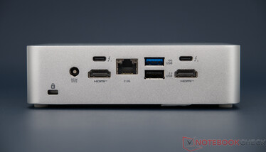 Asus NUC 15 Pro+ - Connectors on the back