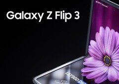 A render of how the Galaxy Z Flip3 could look, according to LetsGoDigital. (Image source: LetsGoDigital)